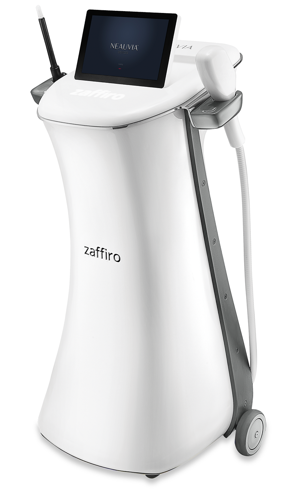 ZAFFIRO is an innovative medical device that combines hydro-exfoliation and infrared thermo-lifting to brighten and tighten the skin