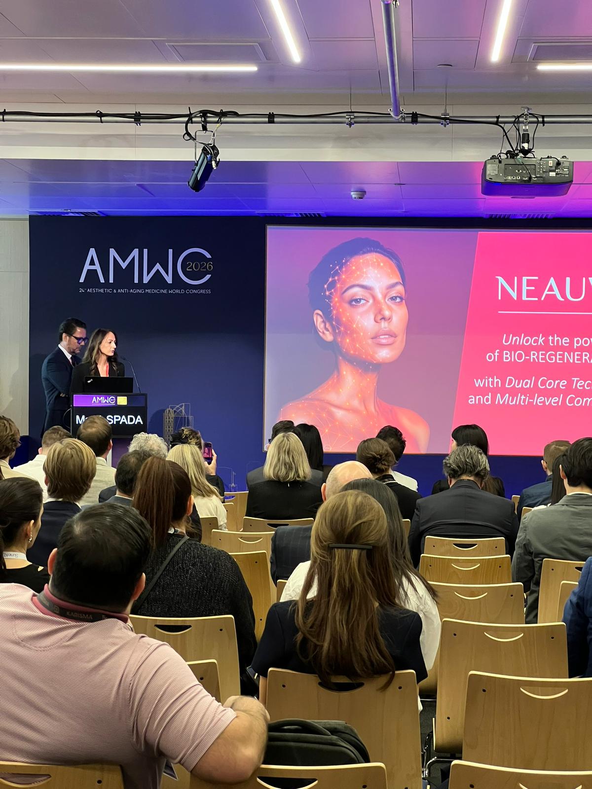Neauvia conference on Catalyst stage for AMWC Monaco 2026